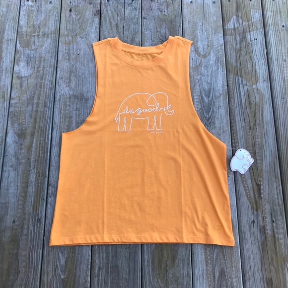 ivory ella Tops - Ivory Ella Orange Tank Top